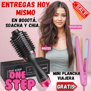 Cepillo Secador - 3 en 1 One Step® (Llega Hoy Gratis)