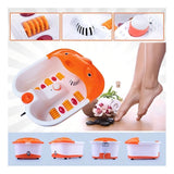 Spa Hidromasaje De Pies Infrarrojo Pedicure Baño Burbujas. C Color Blanco/naranja 110v/220v