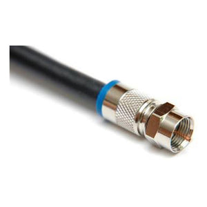 Cable Coaxial Negro Rg6 X Rollo De 100 Mt Parabólica Tv Tdt