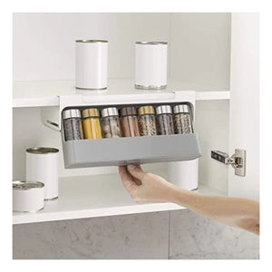 Especiero Colgante Porta Condimentos De 6 Pcs Color Blanco