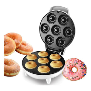 Mini Máquina De Rosquillas Hace 7 Rosquillas De Color Blanco Para Repostería De 110 V