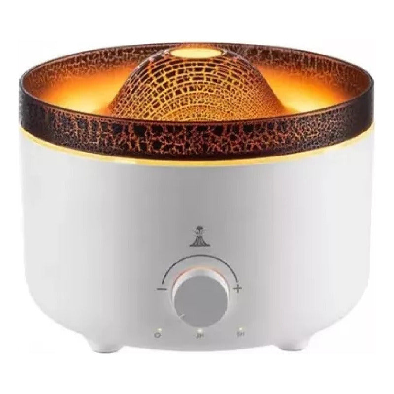 Humidificador Tipo Volcan Difusor De Aromas Con Luz Led Colo