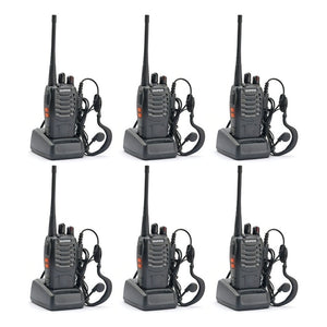 Set De 6 Radios Baofeng Bf-888s Walkie Talkie Inmediato