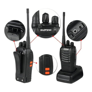 Set De 6 Radios Baofeng Bf-888s Walkie Talkie Inmediato