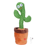 Juguete Muñeco Cactus Bailarín Recargable Imitador De Voz