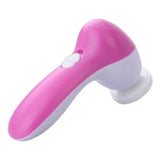 Spa Facial Mini Masajeador Electrico Para La Cara 5 En 1 Color Rosa Claro