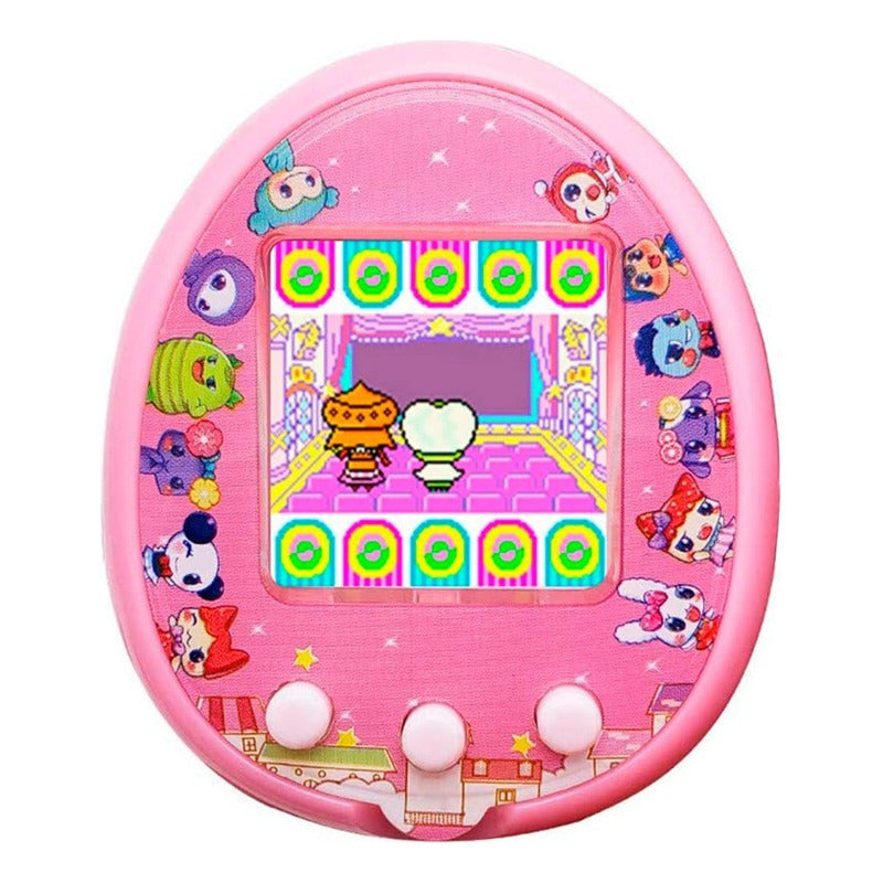 Mascota Virtual Para Niños Juguete Tamagotchi Recargable Color Rosado