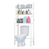 Organizador De Baño Estantería Mueble Ahorrador Espacio One Pixel Color Blanco