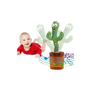 Juguete Muñeco Cactus Bailarín Recargable Imitador De Voz