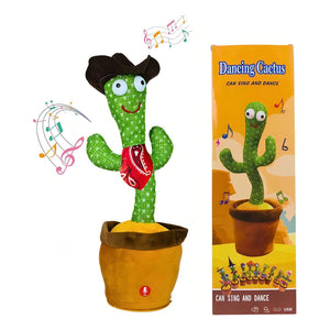 Juguete Muñeco Cactus Bailarín Recargable Imitador De Voz