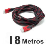 Cable Hdmi 1.8 Metros Mallado Alta Resistencia Doble Filtro