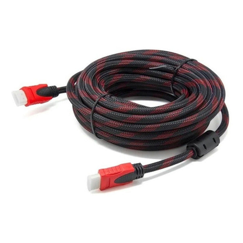 Cable Hdmi 1.8 Metros Mallado Alta Resistencia Doble Filtro